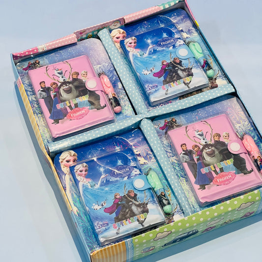 Cute Printed Mini Pocket Diary with Small Pen for Kids (Unicorn/Spider-Man)