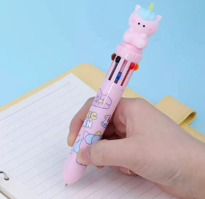 Multicolour 10 in 1 Pen