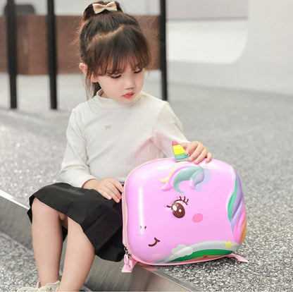 3D Unicorn Head Travel Backpack