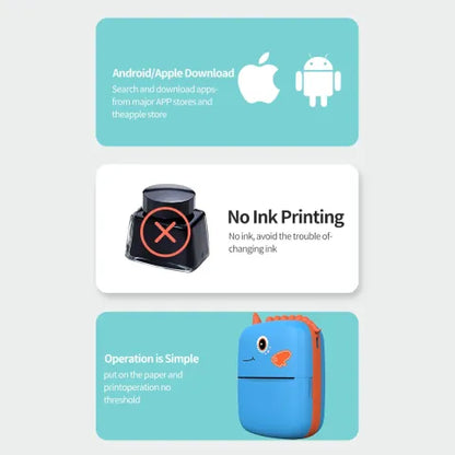 Instant Mini Printer - Fun, Learn & Cherish Memories 🖨️
