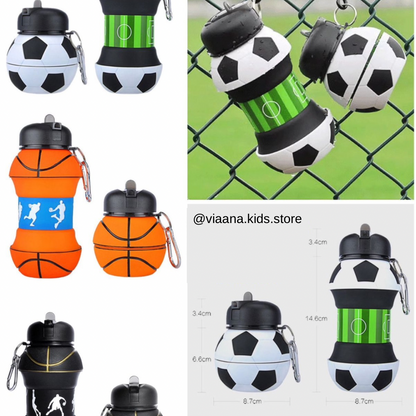Sports Expandable Silicone Sippers - 550ml