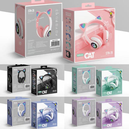 Meow Headphones with Lights - Wireless, Bluetooth