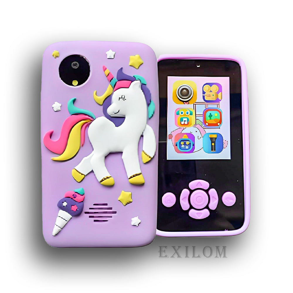 smartphone for kids (in built camera, learning games, MP 3 music player, video recorder)