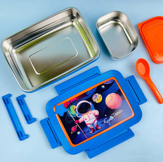 Big Lunch - Cute Steel Lunchbox with Extra Locks