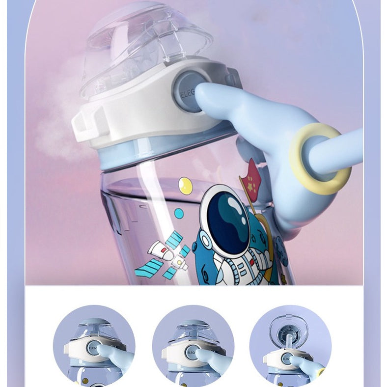 Premium Rocket Shaped Transparent Sippers with Locking System
