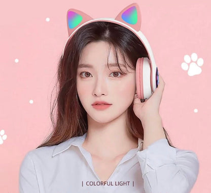 Meow Headphones with Lights - Wireless, Bluetooth