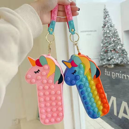 Cute Unicorn PopIt Pouch