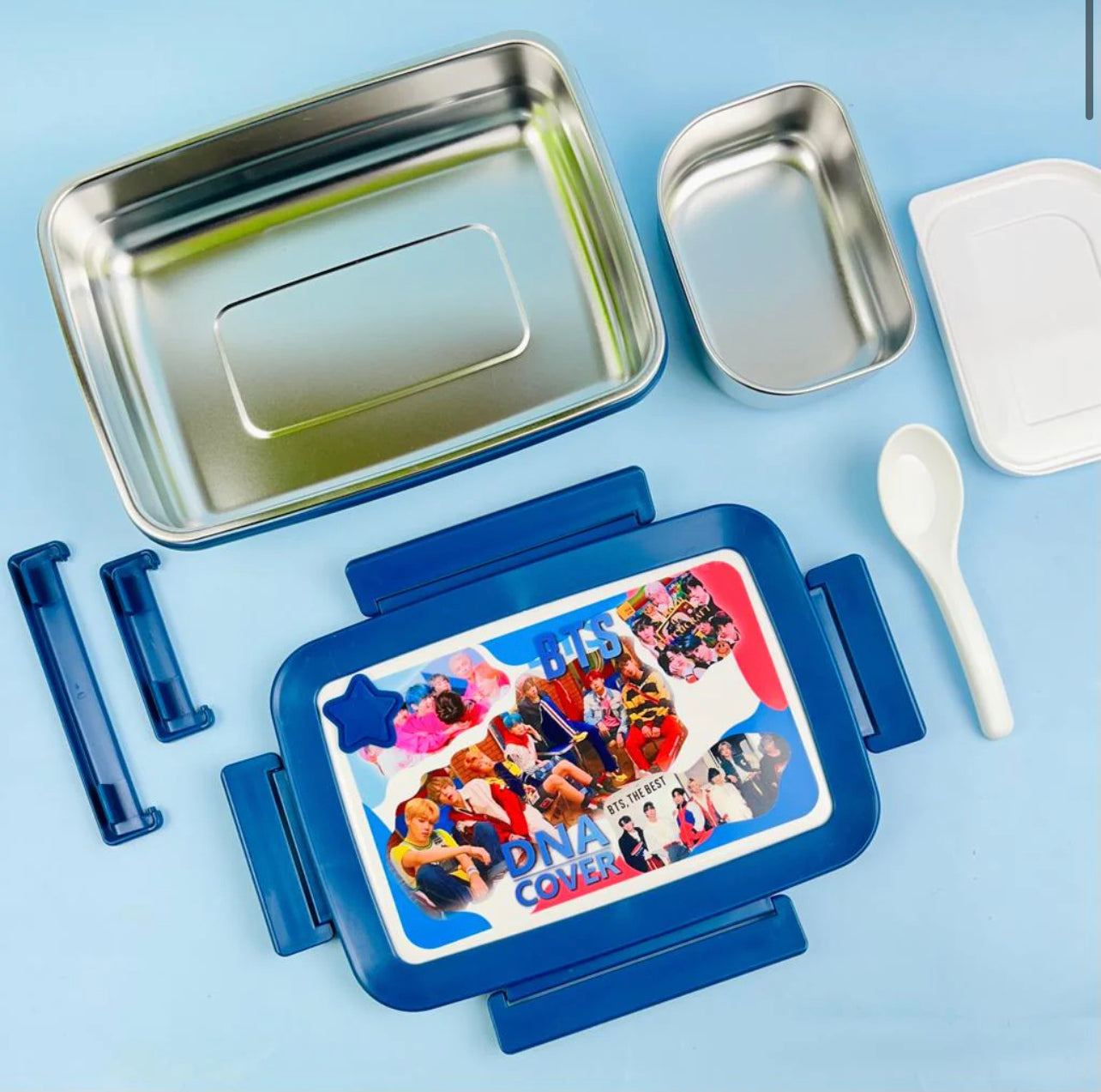 Big Lunch - Cute Steel Lunchbox with Extra Locks