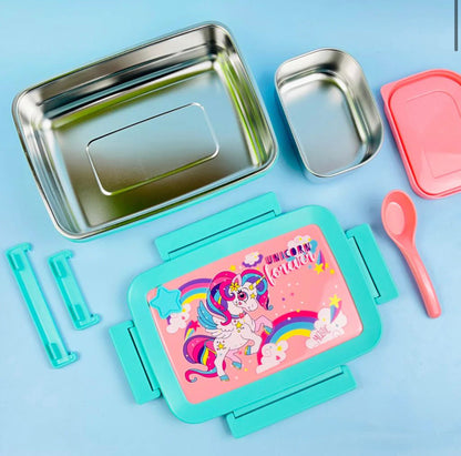 Big Lunch - Cute Steel Lunchbox with Extra Locks