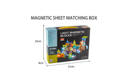75pcs Magnetic Building Blocks with Lights (STEM)