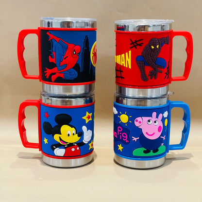 Stainless Steel Mugs with Silicone Embossed
