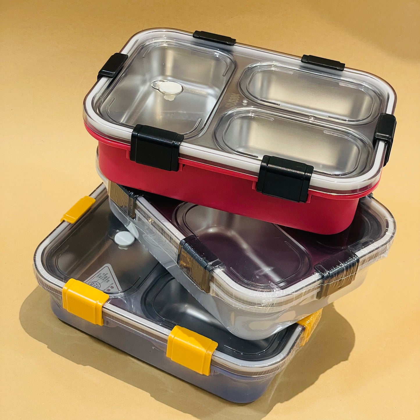 3 Compartments Bento Lunchbox