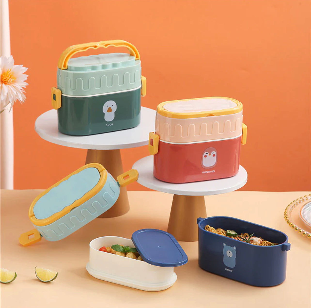 Double Layered Snacks Box (950ml)