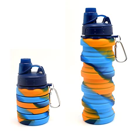 Expandable and Foldable Silicone Bottle