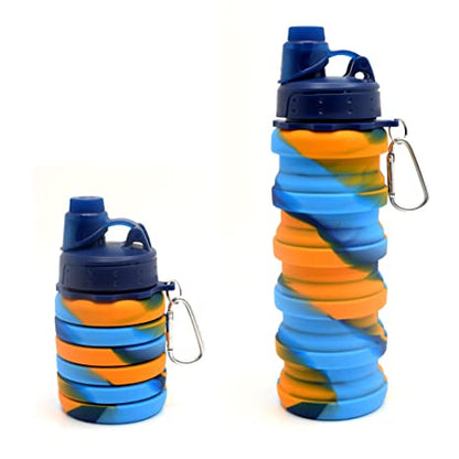 Expandable and Foldable Silicone Bottle