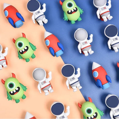 Space Alien/ Astronaut Theme Jumbo Cartoon Pencil Eraser