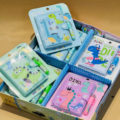 Cute Printed Mini Pocket Diary with Small Pen for Kids (Unicorn/Spider-Man)