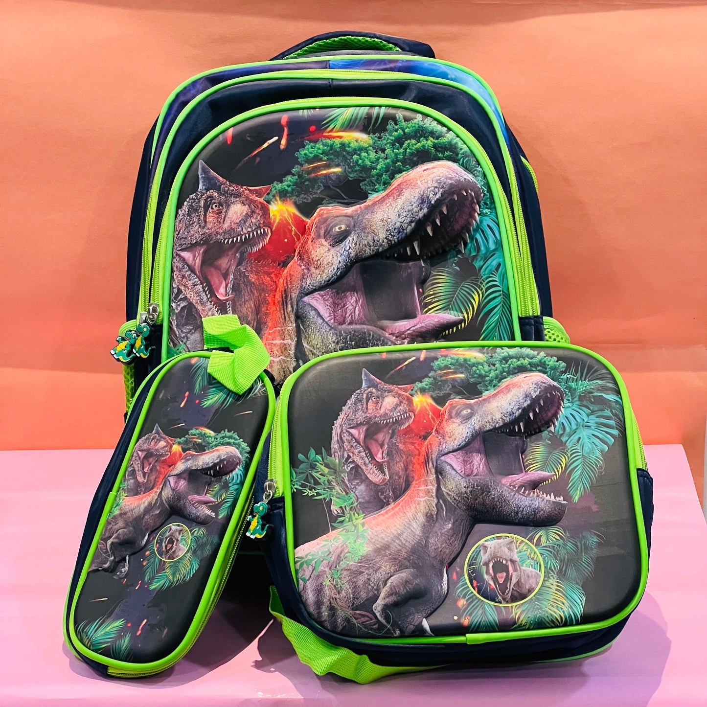 Cute School bags with Lunchbag and Pouch Combo