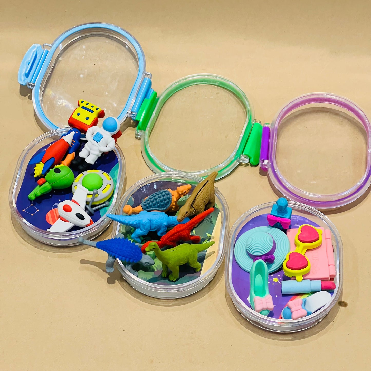 Cute 3D Erasers Box