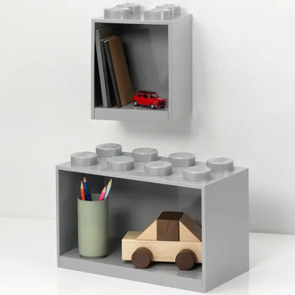 Lego Brick Shelf Set - 2pcs
