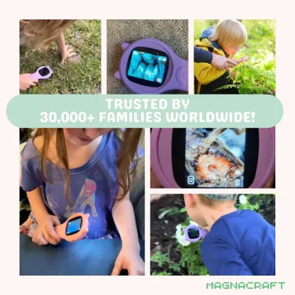 Kids Digital Microscope - 2000x Magnification, HD Display