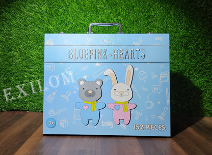 Art and Craft Kit for kids (Coloured Pencil, Markers, Water colours, Tube colours, Sketchpens, Oil pastel, Brushes)
